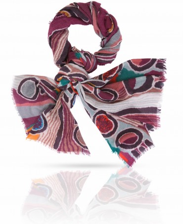 Палантин Унисекс W70.TW4-SK307/PURPLE